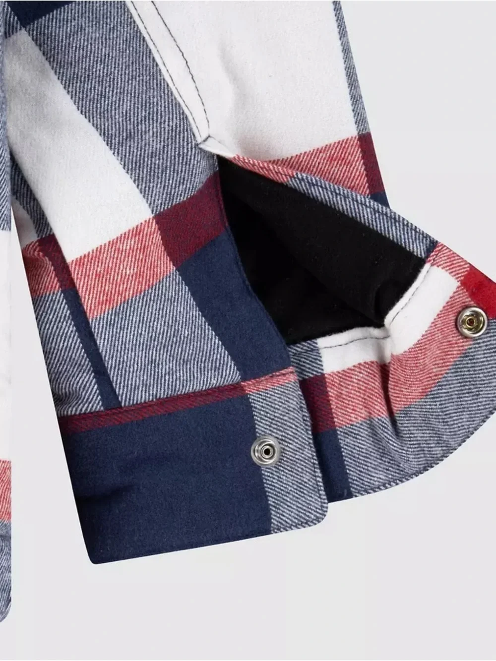 Levis Sherpa Lined Shacket Big Boys - Dress Blues and Grey